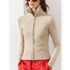 Zara Boucle Knit Cardigan Sweater